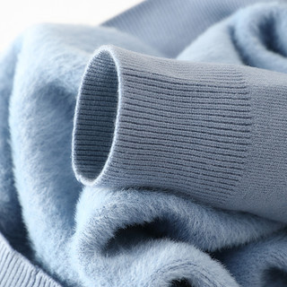 Faça você mais elegante sabor masculino!Camisola masculina cor sólida forro de lã engrossado camisola inverno quente fin