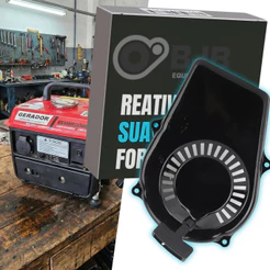 Partida Retratil Gerador 2T 950W Para Toyama Branco Tekna