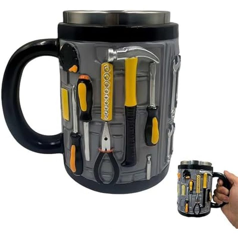 2026 Nova Caixa De Ferramentas Caneca De Café , Canecas De Mecânica Engraçada 3D , De Cerâmica Xícara Aniversários Para 