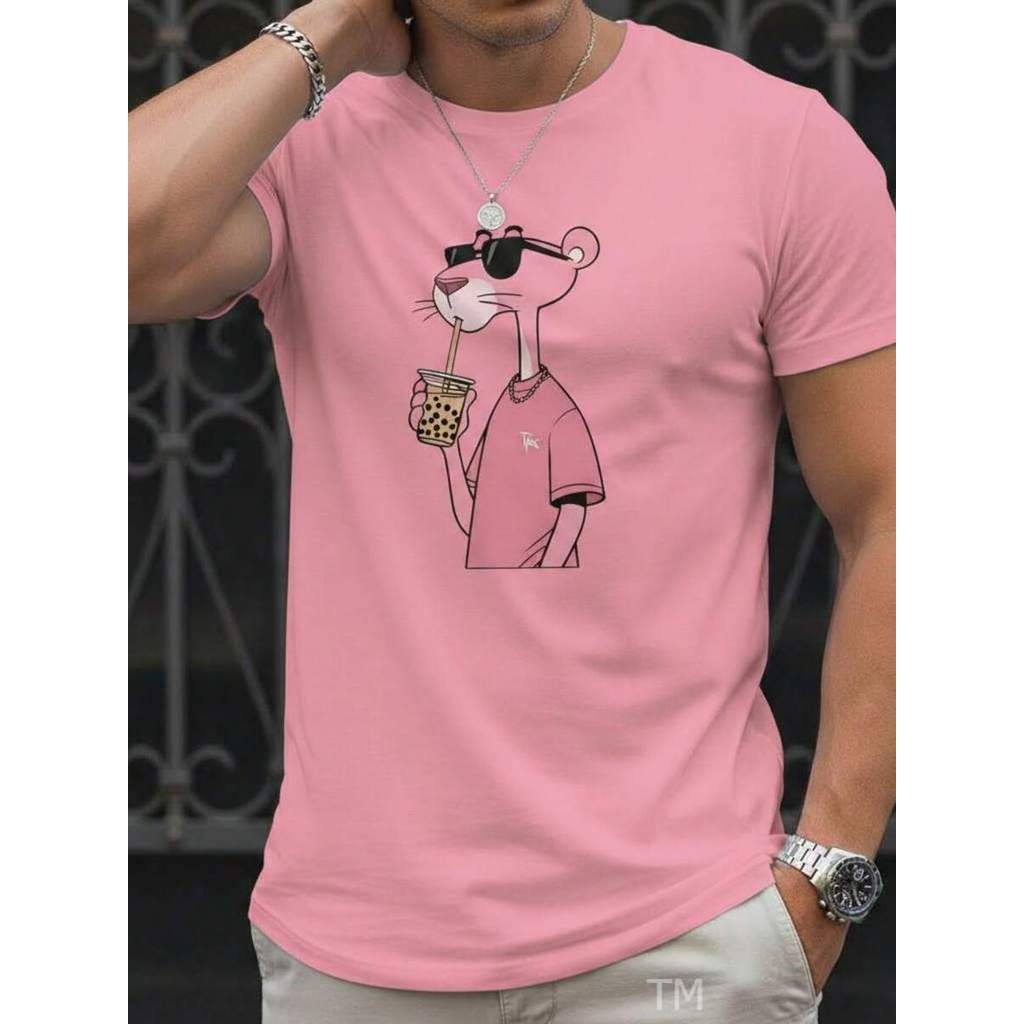 Camiseta Unissex Estilosa Premium Masculina Estampa  Rosa Street Camisa 100% Algodão 30.1 Envio Rapi