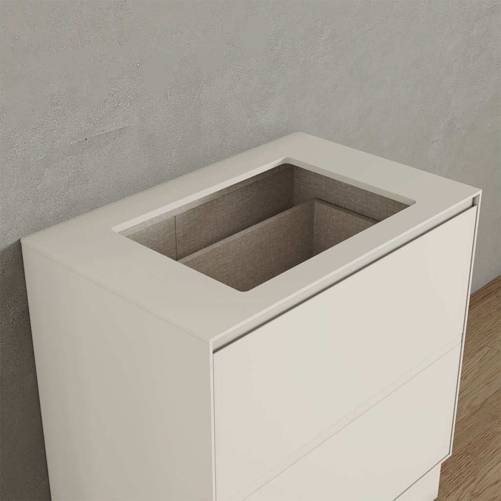 Tampo para Balcão Cooktop 80 Cm Fineze 100% Mdf - Henn — imagem 2 de 2
