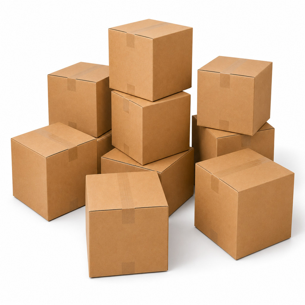 Kit 50 Caixas Papelão 30x30x30 Parda Ondulado Resistente Ecommerce