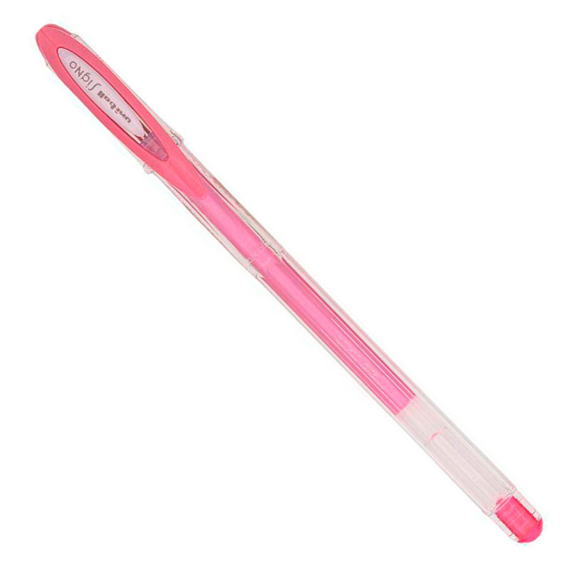 Caneta gel metálica signo 0.7mm UM-120NM Rosa Uni-Ball