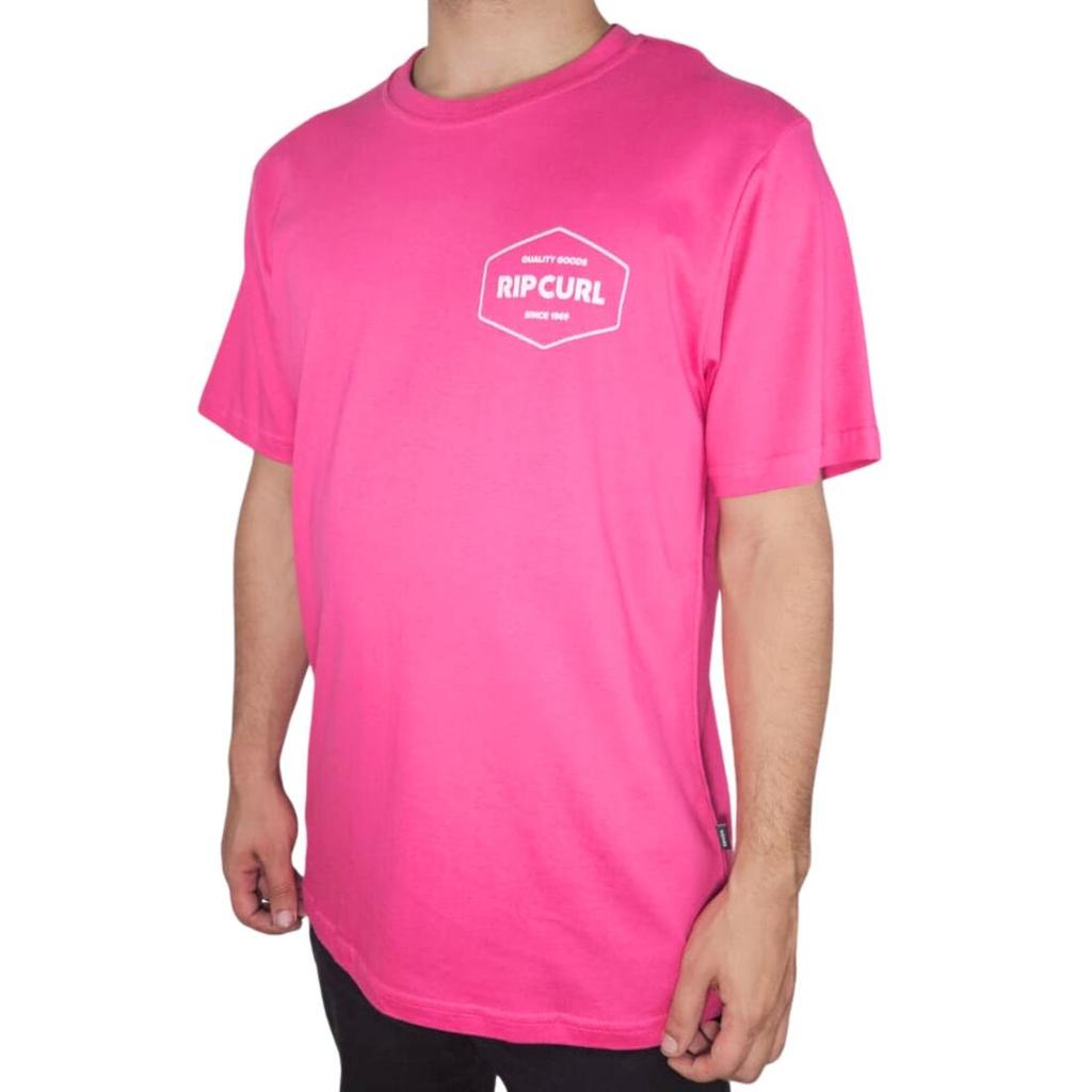 Camiseta Rip Curl Quality Goods Rosa — imagem 2 de 2