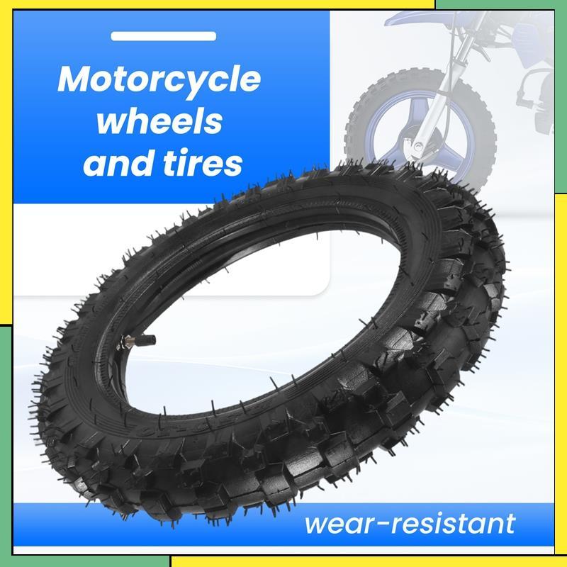 2.50-10 Polegada Pneu De Roda De Motocicleta Borracha Antiderrapante Acessórios Para PW50 OA