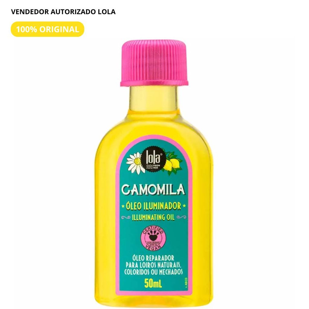 Óleo Iluminador Lola Cosmetics Camomila - 50ml