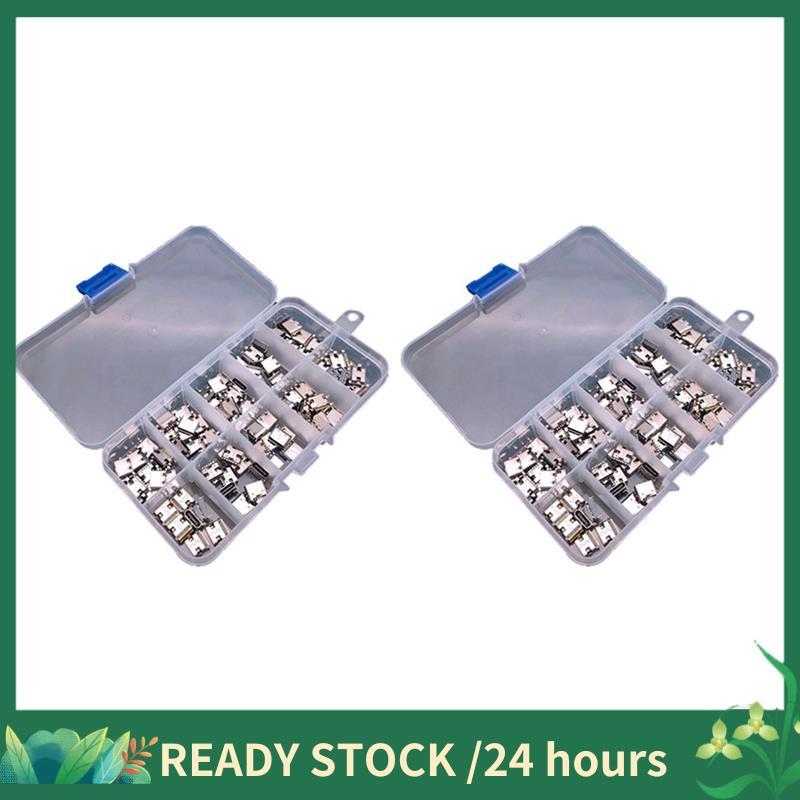 200 Pçs/Lote 10 Modelos Tipo-C Conectores De Doca De Carregamento USB Mix 6Pin E 16Pin Uso Para Telefone Kits De Reparo 