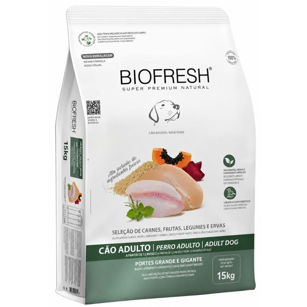 Ração Biofresh Cães Adulto Raças Grandes Gigantes 15kg