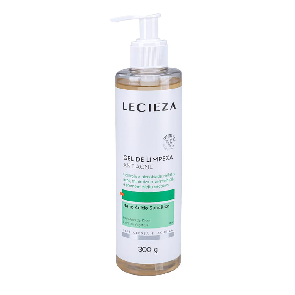 Gel de Limpeza Antiacne Lecieza pele Oleosa a Acneica 300g