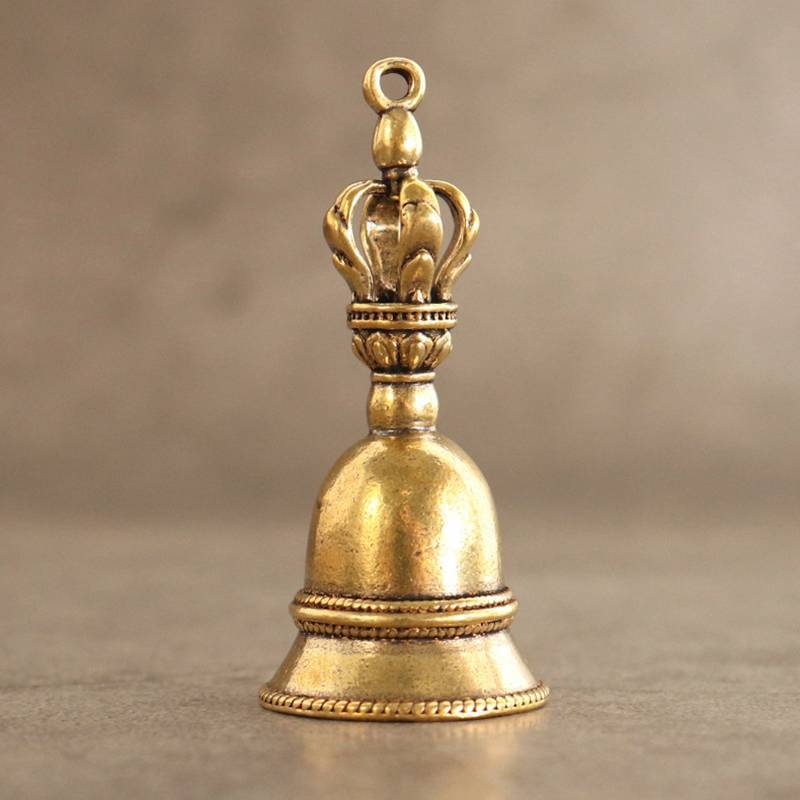 Imagem SHBR Retro Sino De Cobre Sinos De Vento Artesanato Em Bronze Fundição Caindo Tibetano Idéias Pingente Martijn