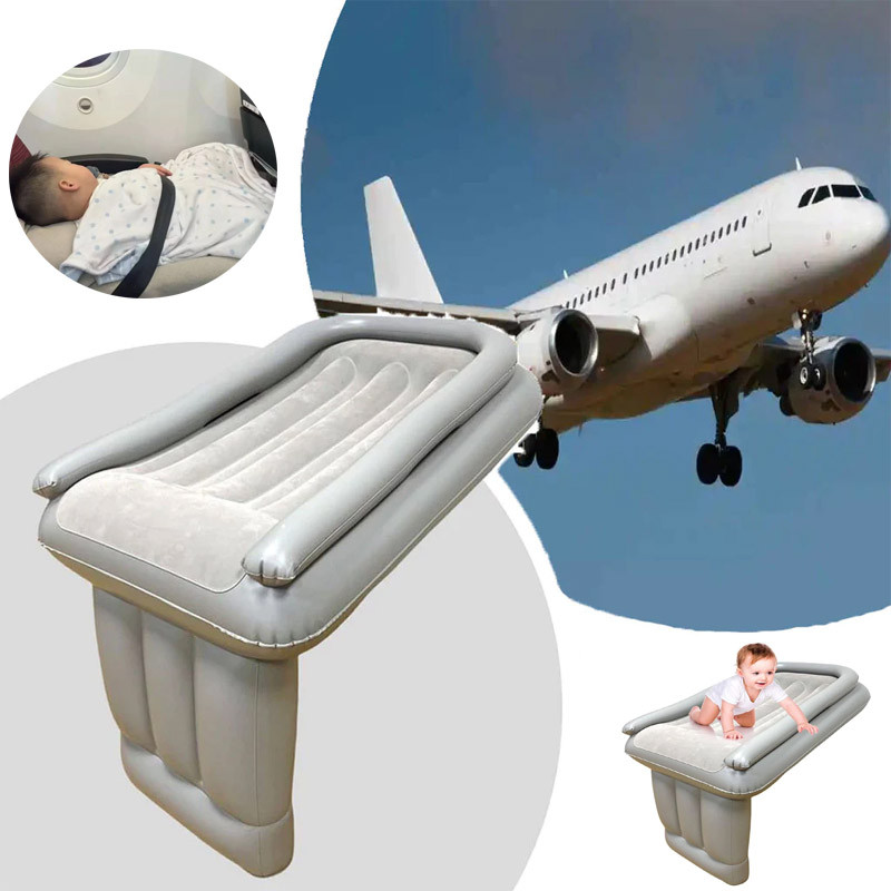 Cama Inflável Para Conforto Viagem Bebê Infantil  Viagens Convenientes 77*54*51cm