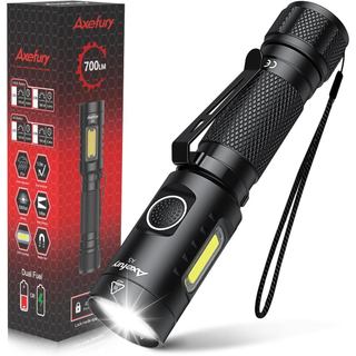 Lanterna, Lanterna LED Magnética, Pequena e Potente Lanterna EDC A5 com Luz Lateral COB, 700 lúmens, 6 Modos, 2 Tipos de