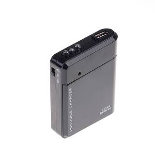 1 Pc Usb 4 Aa Bateria Carregador De Emergência Portátil Universal Telefone