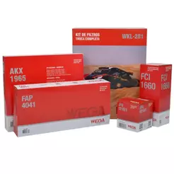 Kit de Filtros Wega Toyota Yaris 1.3 e 1.5 Após 2018