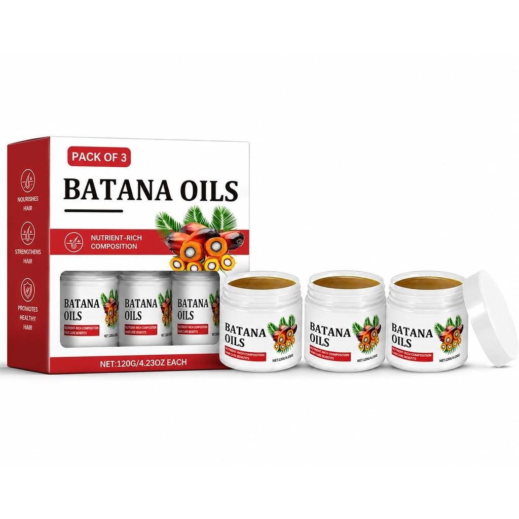 Tratamento Capilar com Óleos de Batana Herb's Wealth, Fórmula Rica em Nutrientes, Promove o Crescimento, Repara Pontas D