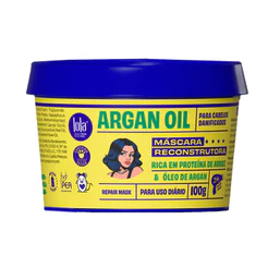 Mascara Reconstrutora Lola Cosmetics Oil Argan 100g