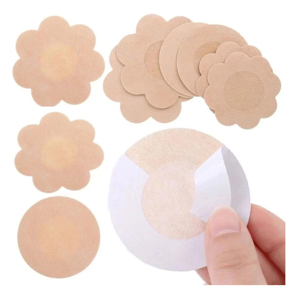 20/30/40 Tapa-Seios Invisível Adesivo Protetor com 7,5cm de Diâmetro para Tampar Mamilos/Aureola