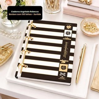 Caderno Argolado Rebecca Bonbon com 160 folhas - Sortida