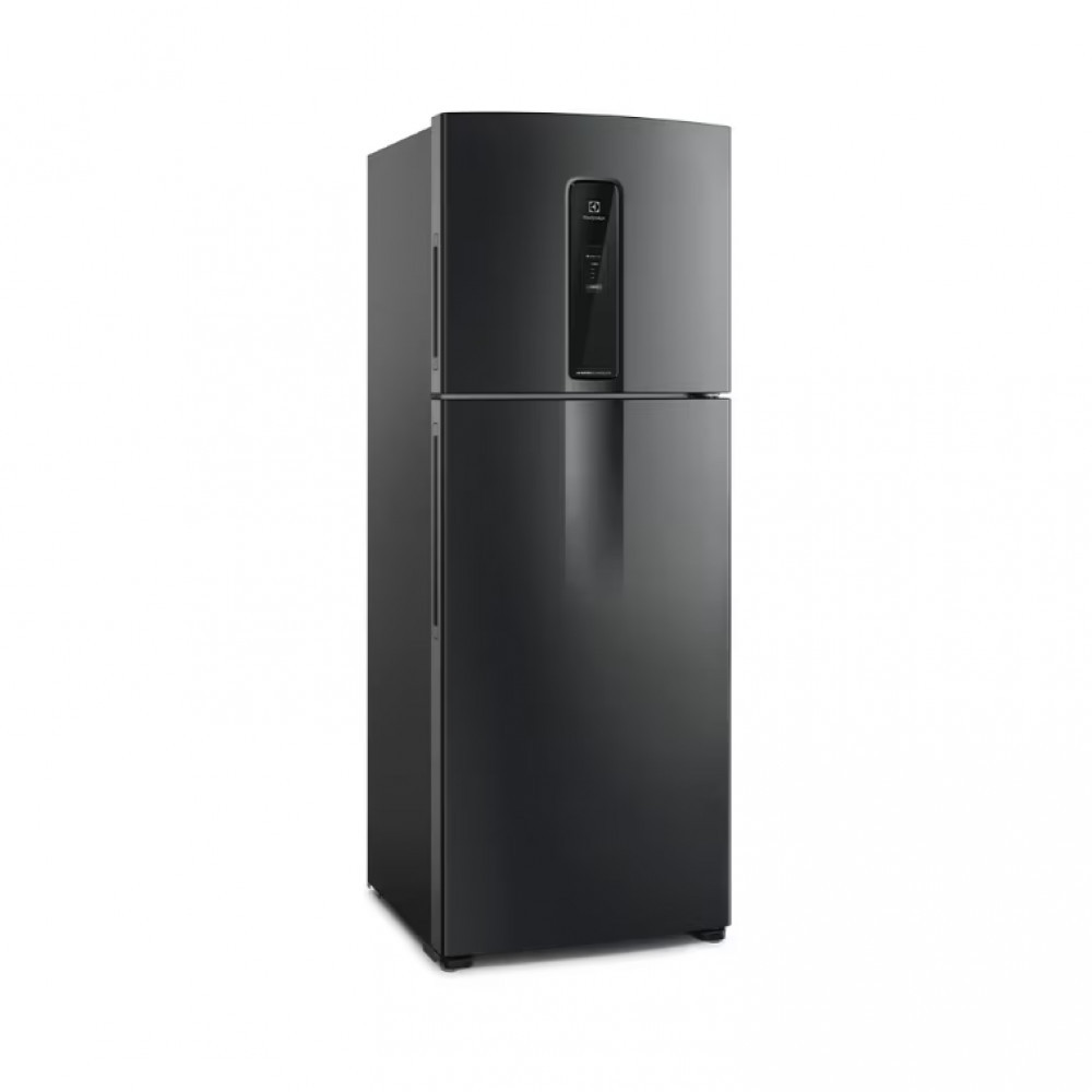 Geladeira Frost Free Inverter 480L IT70B Efficient com AutoSense Duplex Black Inox Look Electrolux