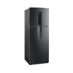Geladeira Frost Free Inverter 480L IT70B Efficient com AutoSense Duplex Black Inox Look Electrolux