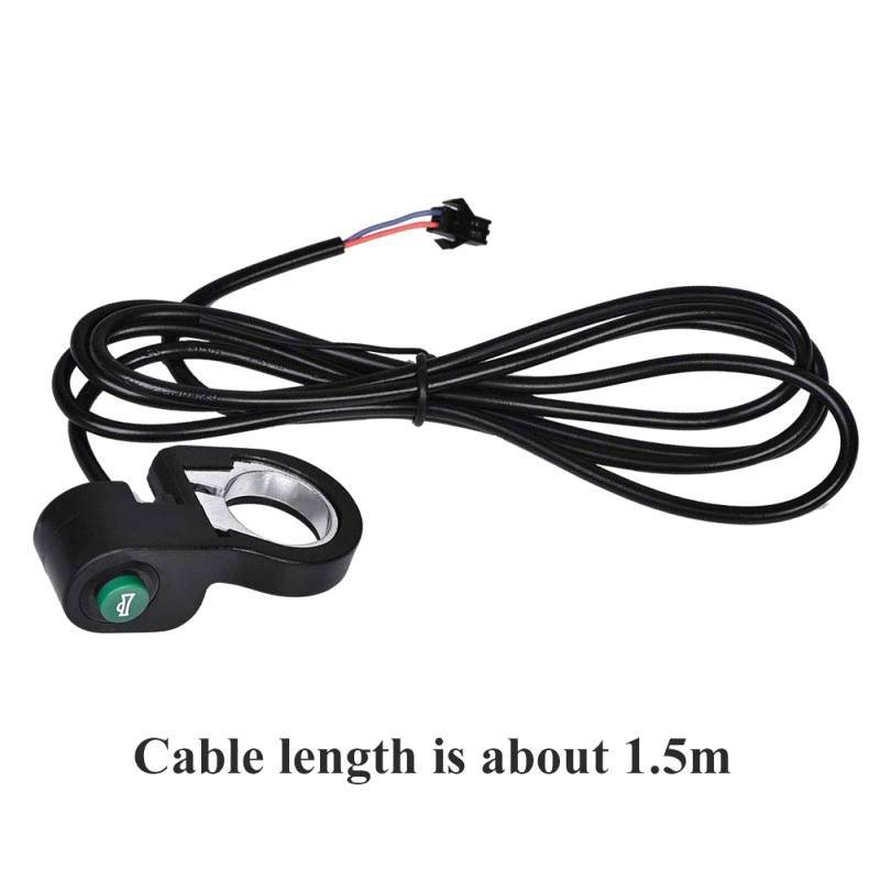Botão Interruptor De Sinal De Buzina De Plástico Para Motocicleta , Scooter , Bicicleta , Universal , 22.5mm Elétrica