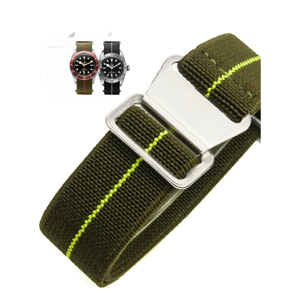 Substituto Rolex/Emperor Camel/Omega Corda de pára-quedas de secagem rápida Pulseira de nylon elástica nato Pulseira de 
