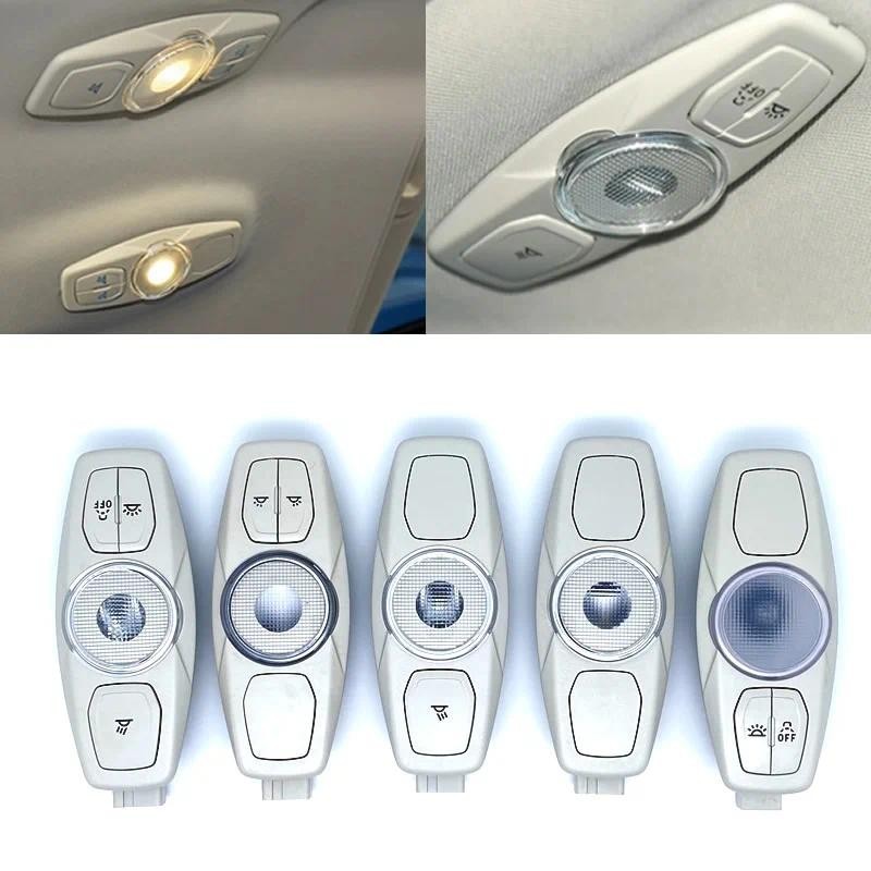 Teto Traseiro Cúpula Lâmpada Telhado Halogênio LED Luz De Leitura Para Ford Focus 3 4 MK3 MK4 Kuga Escape Novo Mondeo Ev