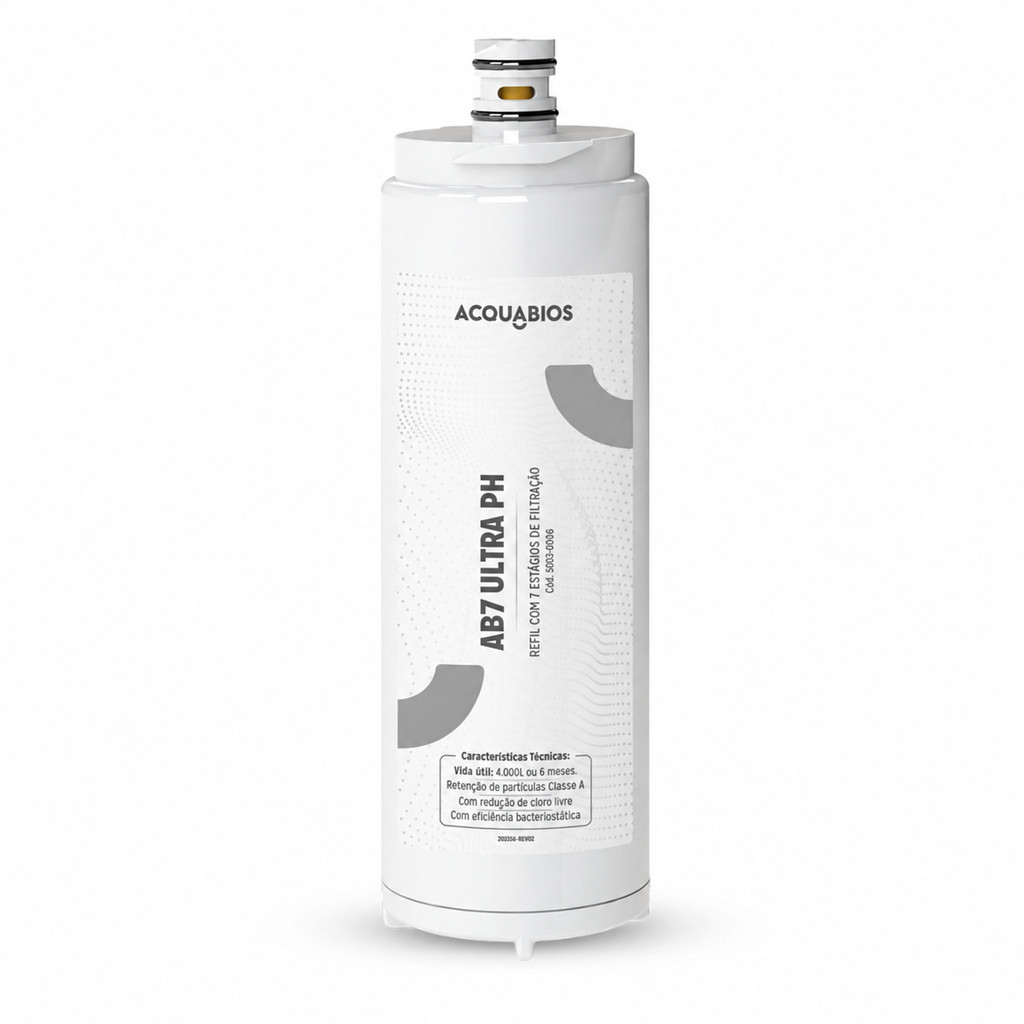 REFIL PARA PURIFICADOR ACQUA ULTRA PH 7 ESTÁGIOS CLASSE A COMPATÍVEL COM IBBL 1005-0060 - ACQUABIOS — imagem 2 de 2