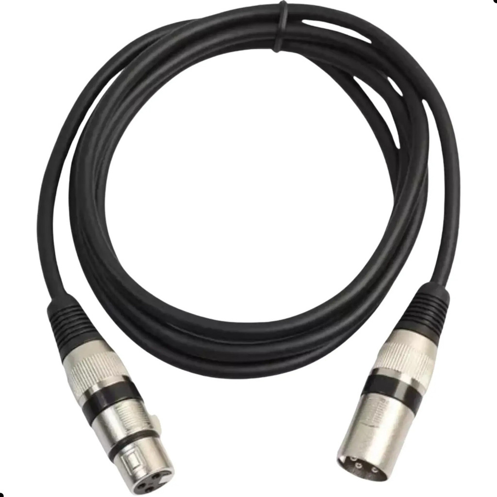 Cabo Dmx Xlr Para Iluminação Profissional Show 3 Metros