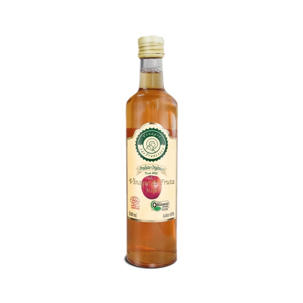 Vinagre Orgânico de Maçã 500ml - São Francisco