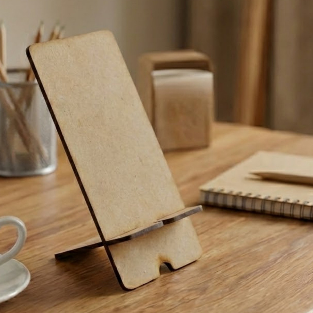Kit 10 Porta Celular Suporte Universal Smartphone de Mesa Mdf Promoção