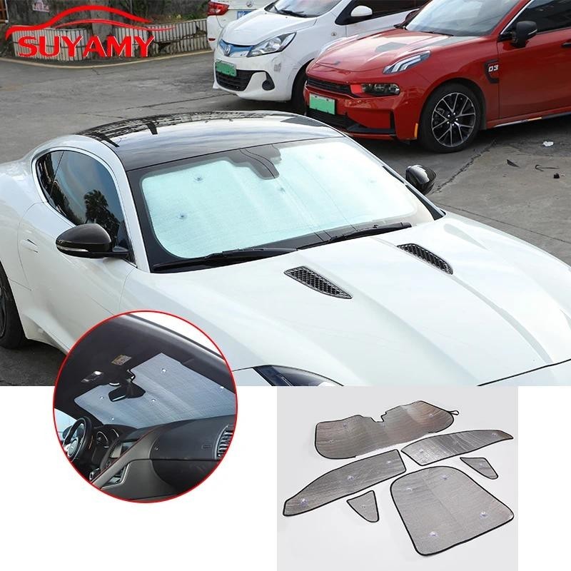 Pára-Brisa Privacidade Sol Janela Completa Sombra De Para Jaguar F-TYPE 2013-2022 Acessórios Interiores Do Carro Verão P