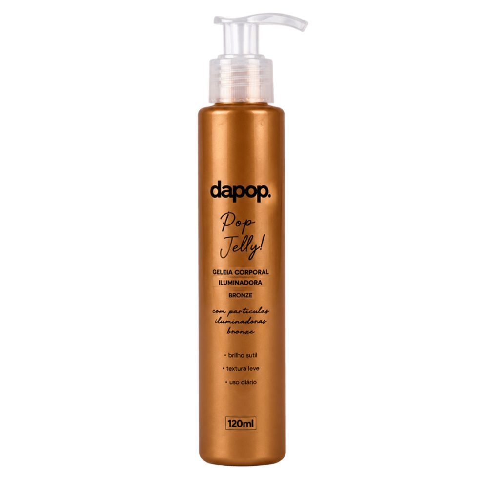 Dapop 120ml Geleia Corporal Iluminadora Bronze