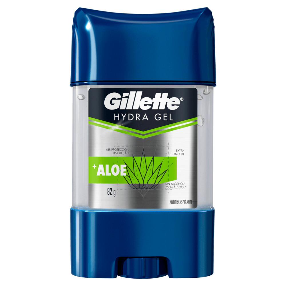 Desodorante Gel Antitranspirante Gillette Hydra Gel Aloe 82g