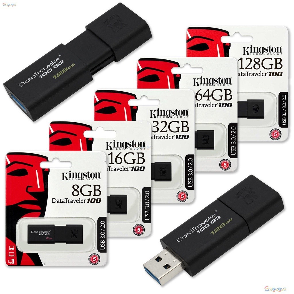 3.0 Kingston USB Flash Drive 1GB 2GB 4GB Pendrive 8GB 16GB 32GB U Disco 64GB 128GB 1TB 2TB
