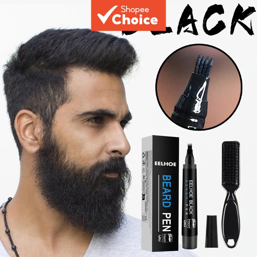 Kit Caneta Preenchimento de Barba EELHOE – Modelador e Delineador de Barba Natural à Prova d’Água para Homens