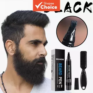 Kit Caneta Preenchimento de Barba EELHOE – Modelador e Delineador de Barba Natural à Prova d’Água pa