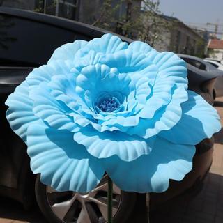 PE Peônia Artificial , Adereços Fotográficos Simulação Gigante Flor De , Exibição De Janela Flores Falsas