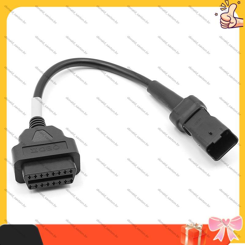 [Rápido D] OBD Cabo De Motocicleta Para Diagnóstico De 4 Pinos Adaptador OBD2 De 16