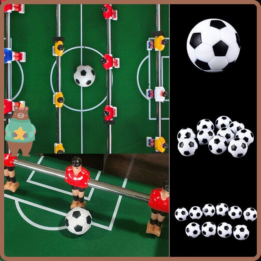 Mini Substituição De Futebol De Mesa , Bolas 32mm PP Preto E Branco Acessórios