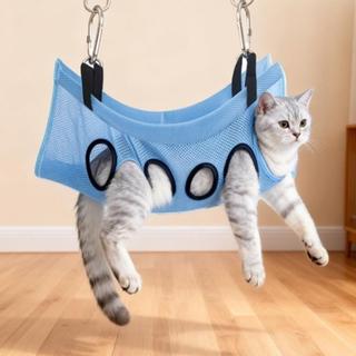 Rede Para Cuidados Com Animais De Estimação , Suporte Removível Cortar Unhas De Cachorro , Rack De Banho Resistente Ajus