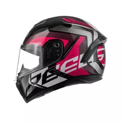 Capacete Fechado Spike Ii Gtx Preto Rosa Peels