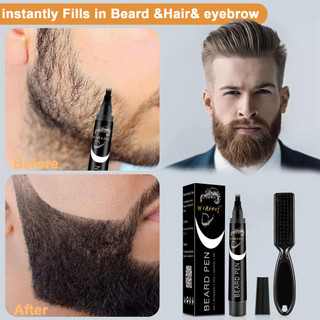 Caneta de enchimento de barba conjunto de cuidados com a barba masculino conjunto de barba acessórios de estilo 9.18