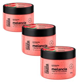 Kit 3 Esfoliante Melancia  Labotrat 300g Argila Branca