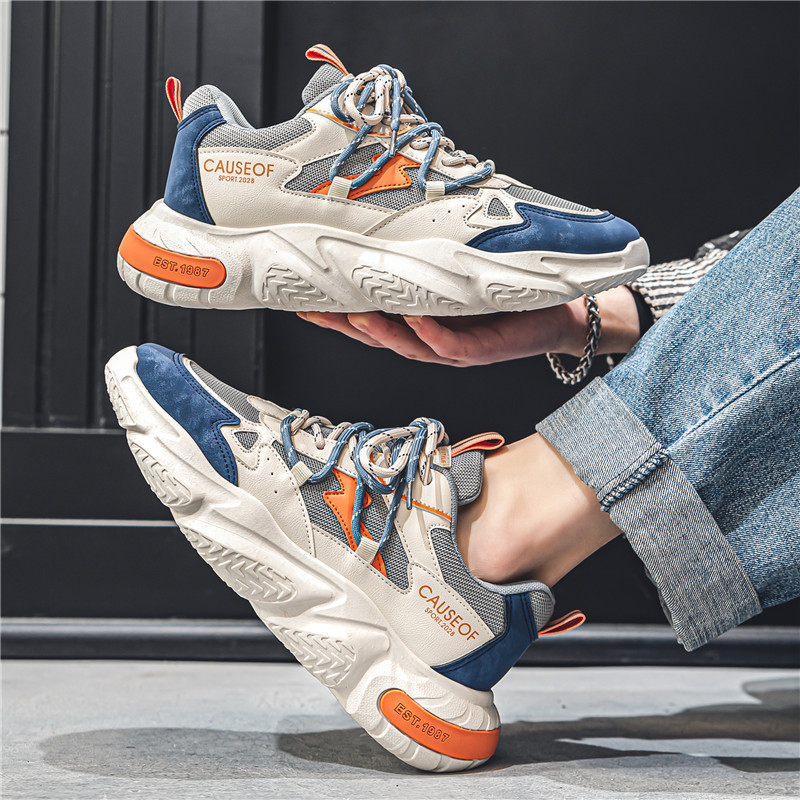 Masculino 2026 Primavera Malha Respirável Confortável Aumentando Esportes Sapatos Casuais