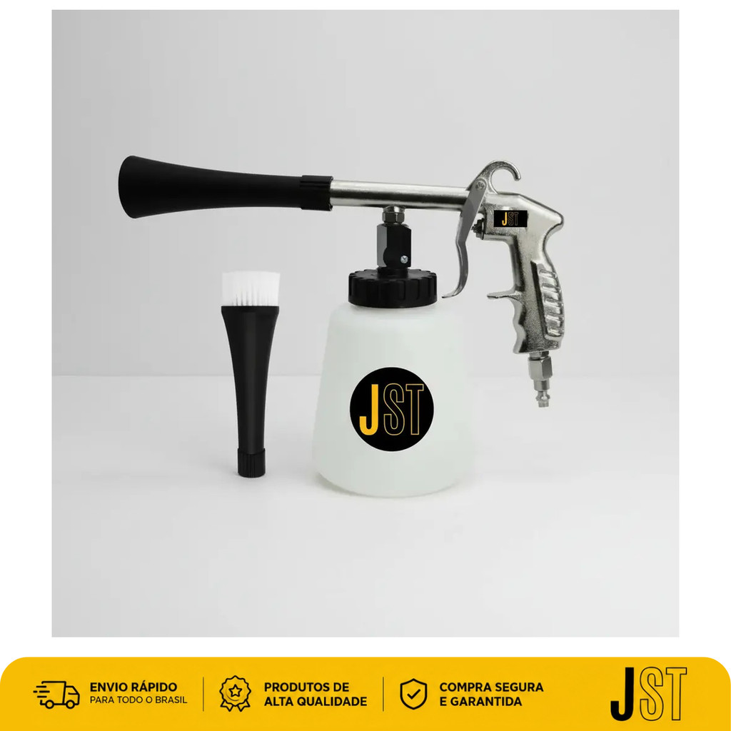 Pistola Tornador Rolamentada JST JPT688 1L Para Limpeza Automotiva 8 PCM
