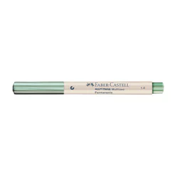 Pincel marcador multisuperfícies Multimark 1.0mm Verde Limão Metálico 357158 Faber-Castell