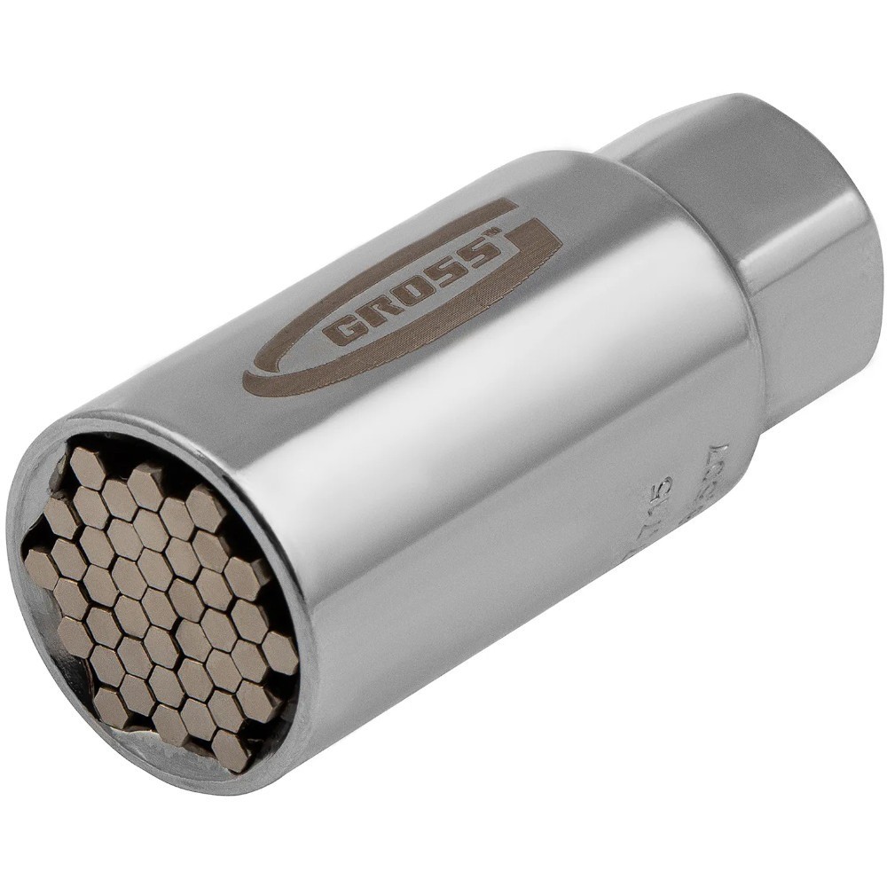 Soquete universal 6 a 21 mm encaixe 3/8" aço cromo vanádio 1319155 - Gross