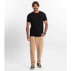 Calça Masculina Moletom Peluciado Diametro Marrom