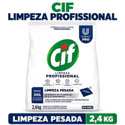 Limpador em Pó CIF Limpeza Profissional 2,4kg Limpeza Pesada